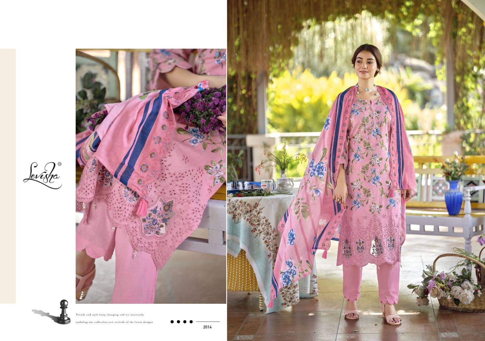 Nawazish Vol 2 By Levisha 2013 To 2018 Series Beautiful Festive Suits Stylish Fancy Colorful Casual Wear & Ethnic Wear Lawn CottonPrint Dresses At Wholesale Price